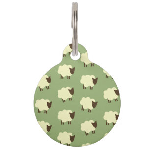 Placa Para Mascotas Ovejas