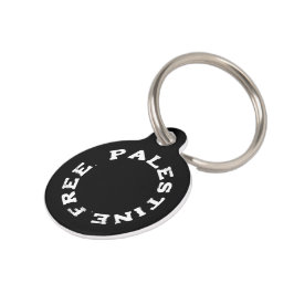 Placa Para Mascotas Palestina Libre