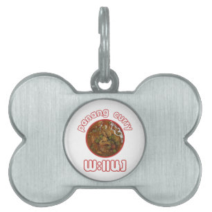 Placa Para Mascotas Panang Thai Curry ... Comida callejera en Tailandi