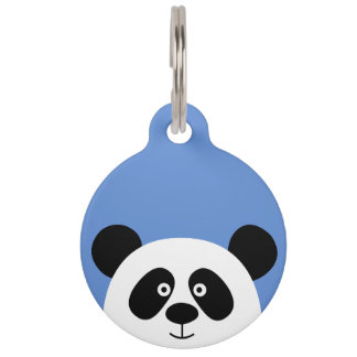 Placa Para Mascotas Panda