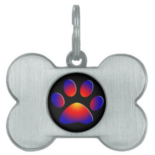 PLACA PARA MASCOTAS PAPEL COLORIDO