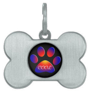 PLACA PARA MASCOTAS PAPEL COLORIDO