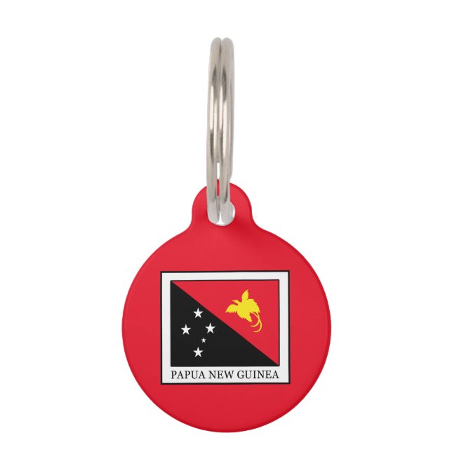 Placa Para Mascotas Papúa Nueva Guinea (Anverso)