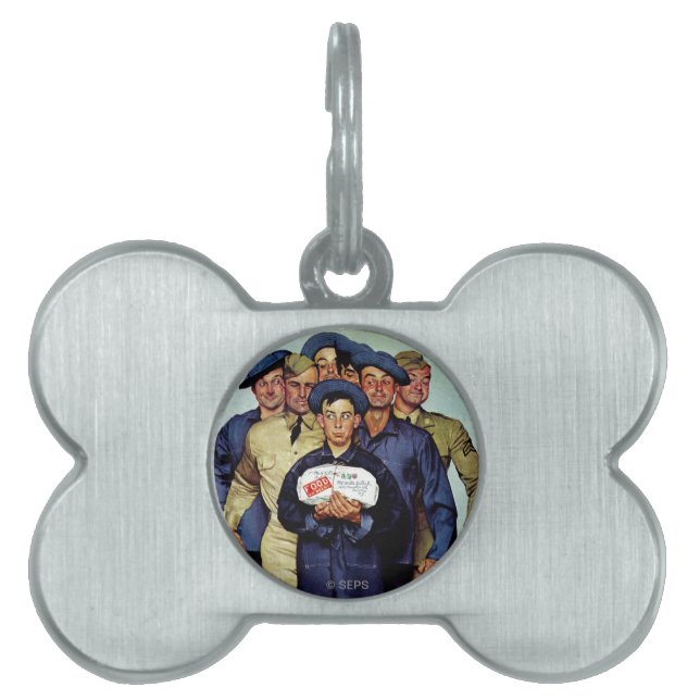 Placa Para Mascotas Paquete de Willie Gillis del hogar (Frente)