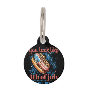 Placa Para Mascotas Pareces Que El 4 De Julio Me Hace Querer Perros Ca