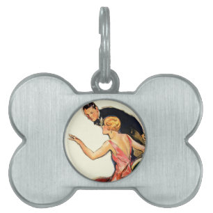 Placa Para Mascotas Pares dedicados