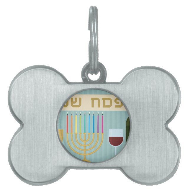 Placa Para Mascotas pascua (Frente)