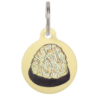 Placa Para Mascotas Pastel de chocolate de la Pascua de postre judío M