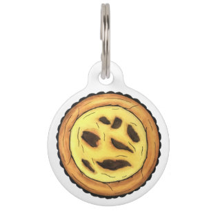 Placa Para Mascotas Pastel Pastéis de Nata