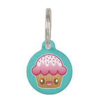 Pastel rosa de Kawaii con información Personalizad