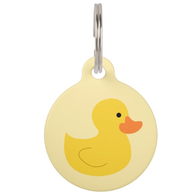 Placa Para Mascotas Pato (Anverso)