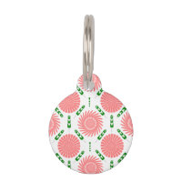 patrón con flores rosas