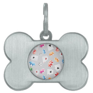 Placa Para Mascotas Patrón de accesorios para juegos 8
