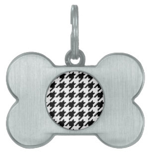 Placa Para Mascotas Patrón de comprobación de la tarjeta de galera de 