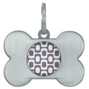 Placa Para Mascotas Patrón de la acera de Ipanema, patrón de playa, Br