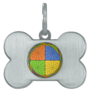 Placa Para Mascotas Patrón de tejido conjunto sin soldadura egipcio