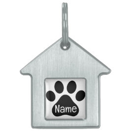 Placa Para Mascotas Paw Pad