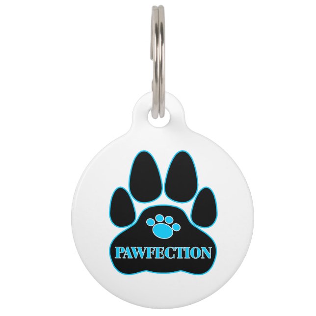 Placa Para Mascotas PAWFECTION Paw Dog/Pet Tag (Anverso)