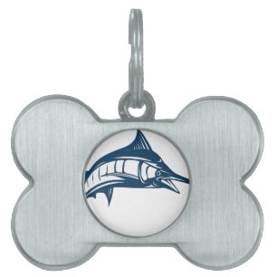 Placa Para Mascotas Peces espadas