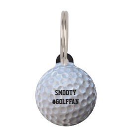 Placa Para Mascotas Pelota de golf