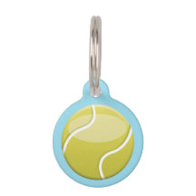 Pelota de tenis con nombre y número personalizados