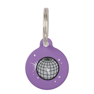 Placa Para Mascotas Pelota Disco