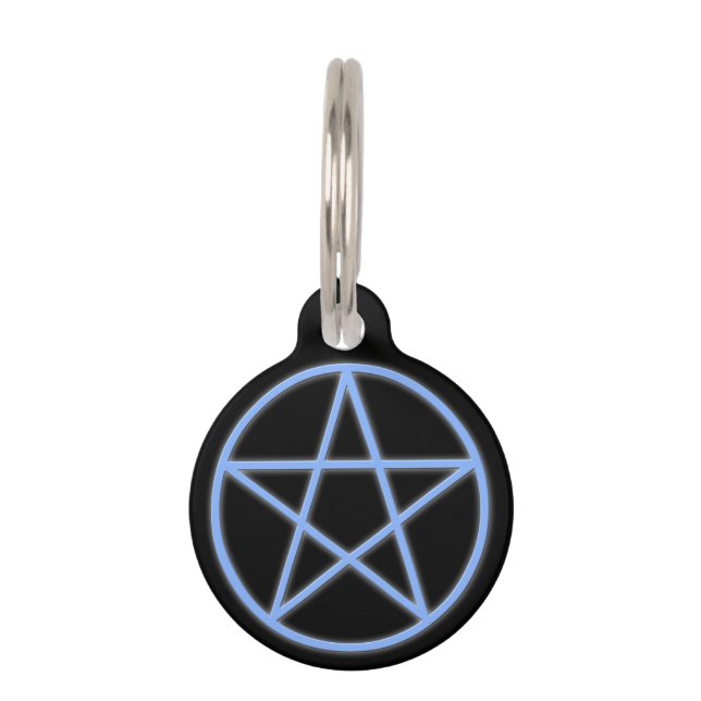 Placa Para Mascotas Pentáculo del Pagan de Falln (Anverso)