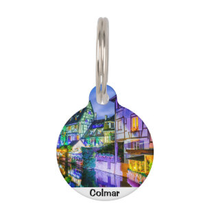 Placa Para Mascotas Pequeña Venecia, el imán Colmar
