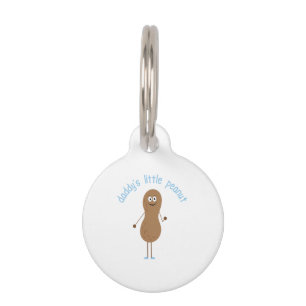 Placa Para Mascotas Pequeño cacahuete