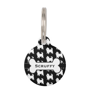 Placa Para Mascotas Pequeño Westie lindo - terrieres blancos de