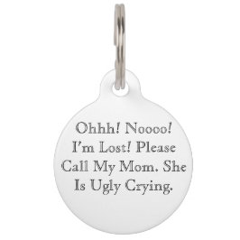 Placa Para Mascotas Perdí la etiqueta de perro