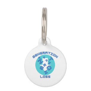 Placa Para Mascotas Pérdida de generación