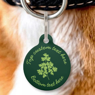 Placa Para Mascotas Perejil