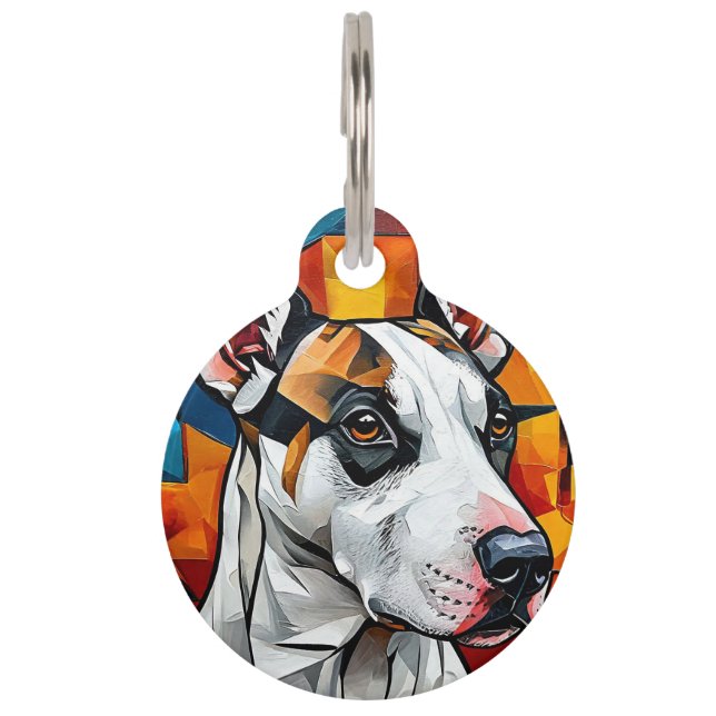 Placa Para Mascotas Perrito Adorable (Anverso)