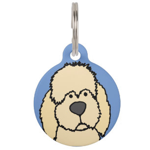 Placa Para Mascotas Perro cachorro de crema cutánea