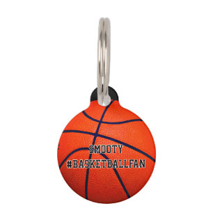 Placa Para Mascotas Perro de Baloncesto Nombre del Gato