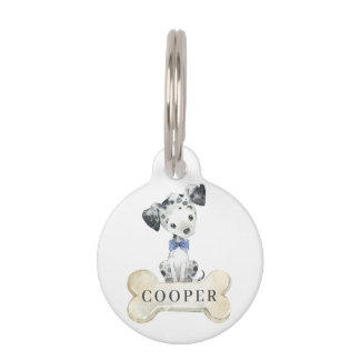 Placa Para Mascotas Perro de Cachorro de Dalmacia