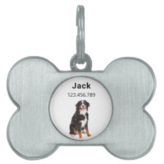 Placa Para Mascotas Perro de montaña de Bernese |