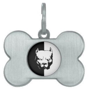 Placa Para Mascotas Perro de Pitbull