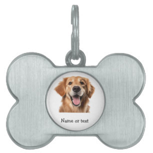 Placa Para Mascotas Perro de raza Retriever dorado Mascota Animal