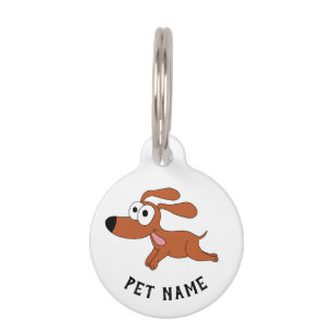 Placa Para Mascotas Perro feliz