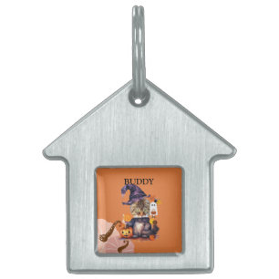 Placa Para Mascotas Perro/gato personalizado personalizado en disfraz