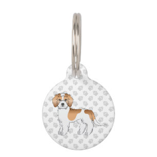 Placa Para Mascotas Perro Goldendoodle Miniatura de Color Parti-albari