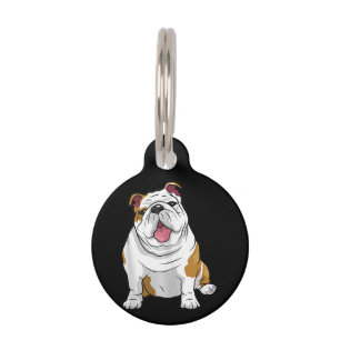 Placa Para Mascotas Perro Lover  Gracioso regalo de cachorro de Bulldo