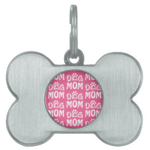 Placa Para Mascotas Perro Mamá