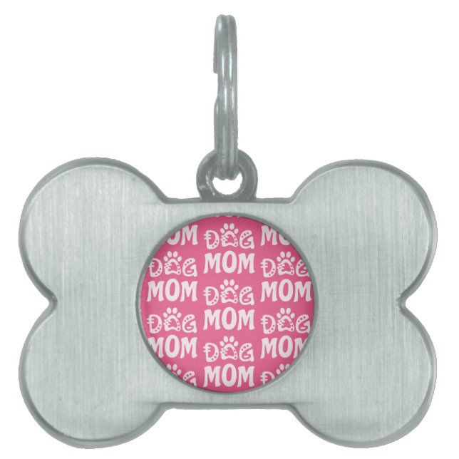 Placa Para Mascotas Perro Mamá (Frente)