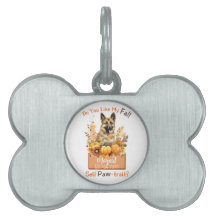 Perro otoñal de paw personalizable Mozart