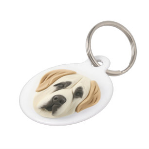 Placa Para Mascotas Perro Pastor de Anatolia Inspirado en 3D