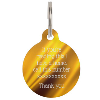 Placa Para Mascotas Perro perdido