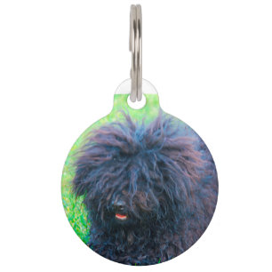 Placa Para Mascotas Perro Puli Húngaro.